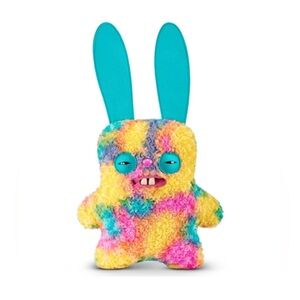Fuggler Funny Ugly Monster Big Fugg Edition 18” Tie-Dye Rabid Rabbit - NEW